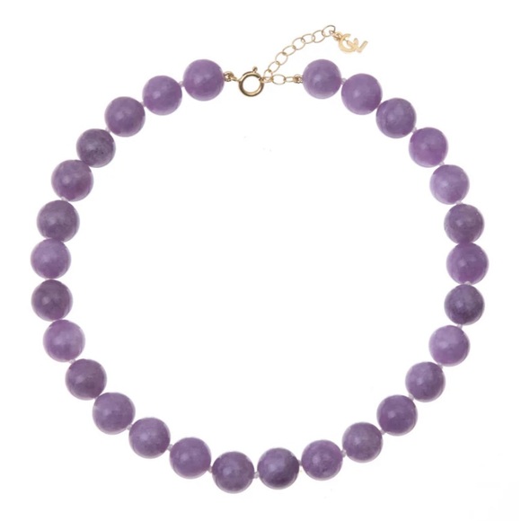 COCONUT LOVE GILI NECKLACE PURPLE - Picture 1 of 4
